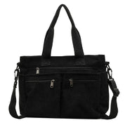 Corduroy Tote Bag Large Carryall For Everyday Style Bag