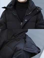 Mens Long Quilted Winter Jacket For Extreme Cold Weather - OKOHOKO™ FASHION