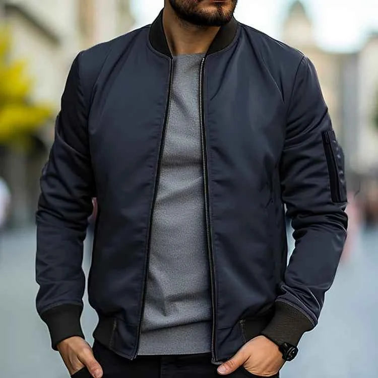 Men's Bomber Jacket Warm Winter Coat For Stylish Men - OKOHOKO™ FASHION