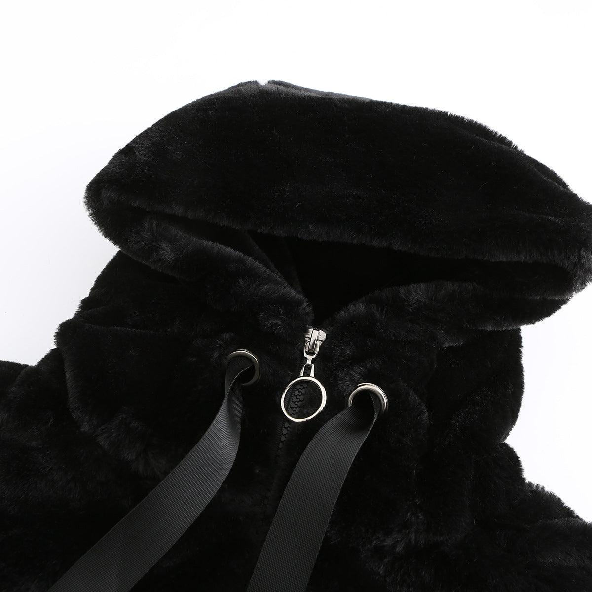 Women Eco Fur Hooded Jacket For Winter Warmth And Style - OKOHOKO™ FASHION