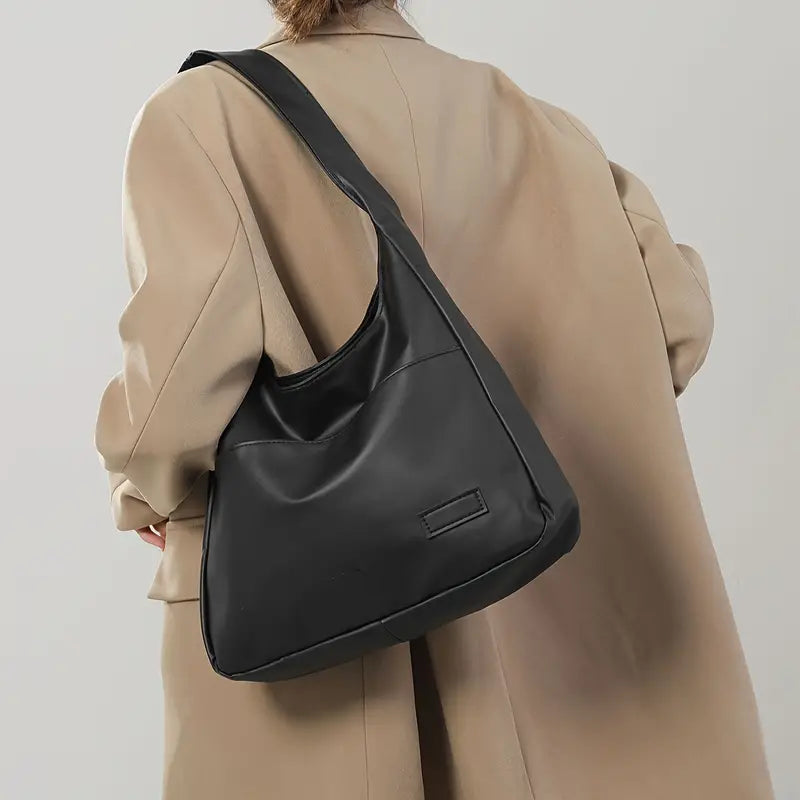 Vegan Leather Hobo Bag With Spacious Interior For Everyday - OKOHOKO™ FASHION