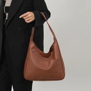 Vegan Leather Hobo Bag With Spacious Interior For Everyday - OKOHOKO™ FASHION