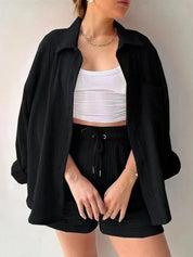 Cotton Two Piece Pajama Set For Women Comfort And Style - OKOHOKO™ FASHION