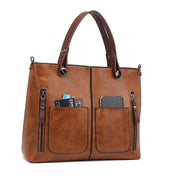 Elegant Leather Shoulder Bag Durable Everyday Companion - OKOHOKO™ FASHION