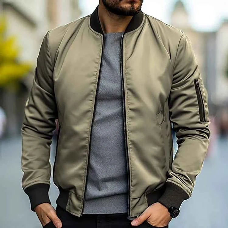 Men's Bomber Jacket Warm Winter Coat For Stylish Men - OKOHOKO™ FASHION