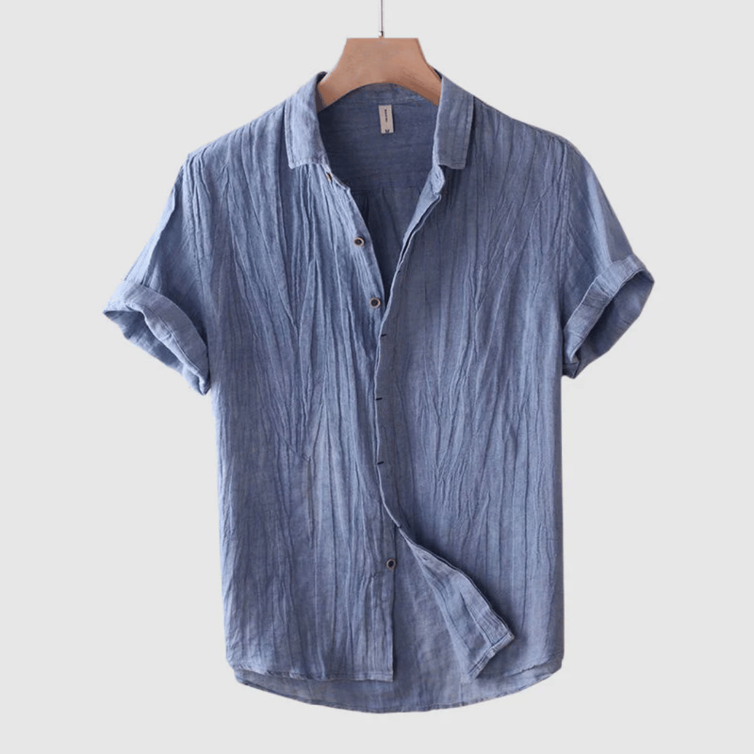Mens Linen Shirt Breathable Lightweight Casual Everyday - OKOHOKO™ FASHION