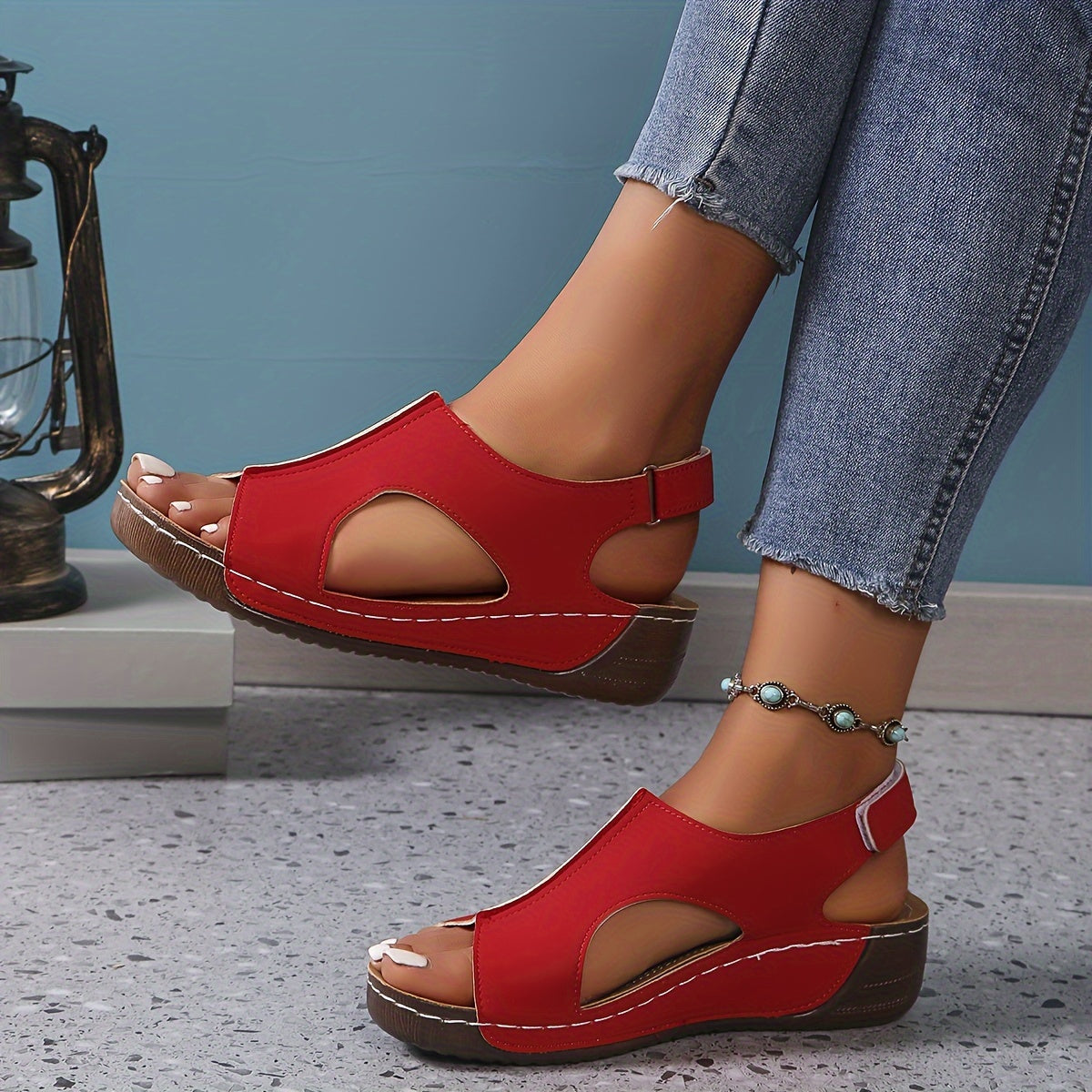 Women Comfortable Wedge Sandals For All Day Support - OKOHOKO™ FASHION