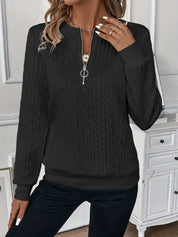Cozy Women Zip Up Sweater For Everyday Casual Wear - OKOHOKO™ FASHION