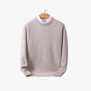 Mens Cashmere Loose Fit Sweater Warm Soft Knit Everyday Cozy - OKOHOKO™ FASHION