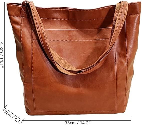 Leather Shoulder Bag For Women Stylish Everyday Carryall - OKOHOKO™ FASHION