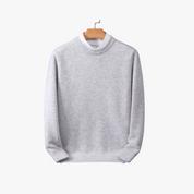 Mens Cashmere Loose Fit Sweater Warm Soft Knit Everyday Cozy - OKOHOKO™ FASHION