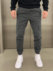 Men's Stretch Cargo Joggers With Secure Pockets All Day - OKOHOKO™ FASHION