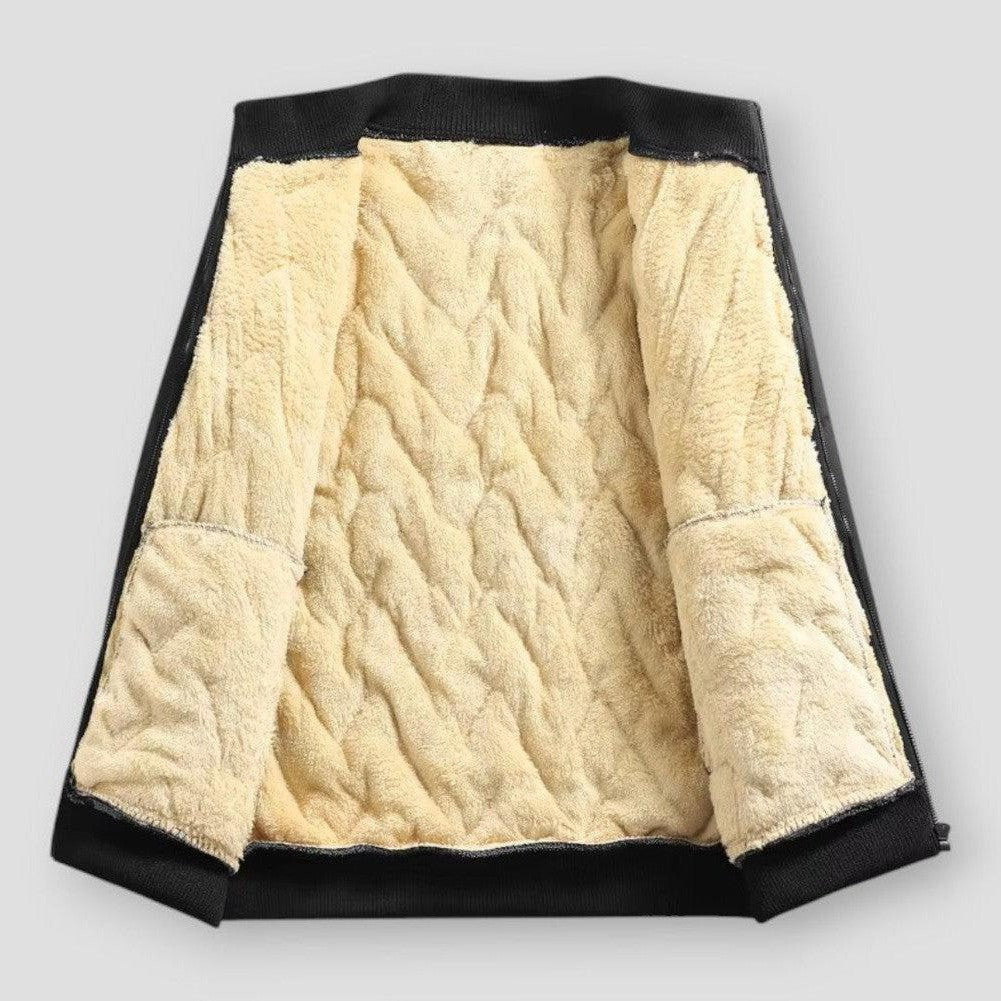 Lambswool Jacket For Men Warm Winter Lightweight Outerwear - OKOHOKO™ FASHION