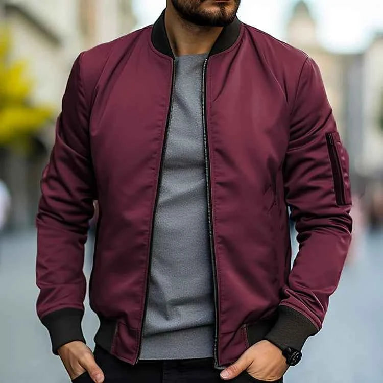 Men's Bomber Jacket Warm Winter Coat For Stylish Men - OKOHOKO™ FASHION