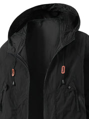 Waterproof Hooded Walking Jacket Lightweight All Weather Jacket & Coats