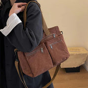 Corduroy Tote Bag Large Carryall For Everyday Style Coffee Bag