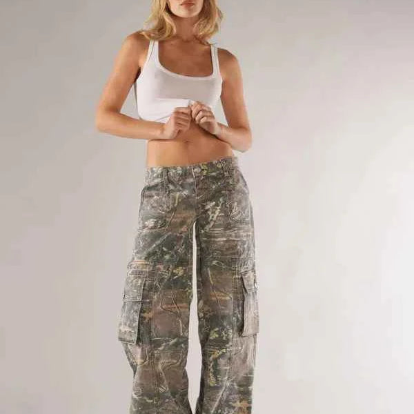 Camo Cargo Pants For Outdoor Adventure And Streetwear - OKOHOKO™ FASHION