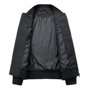Lightweight Weather Resistant Bomber Jacket With Modern Fit Men's Clothing