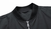 Lightweight Weather Resistant Bomber Jacket With Modern Fit Men's Clothing