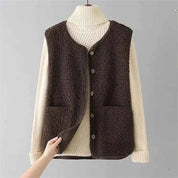 Luxurious Fleece Cardigan For Women Cozy Warm Soft Knit - OKOHOKO™ FASHION