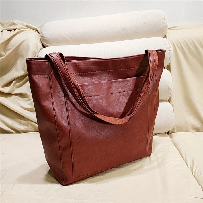 Leather Shoulder Bag For Women Stylish Everyday Carryall - OKOHOKO™ FASHION