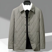 Diamond Quilted Jacket With Cotton Lining For Everyday Wear Sage Jacket