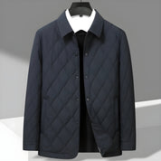 Diamond Quilted Jacket With Cotton Lining For Everyday Wear Noir Jacket