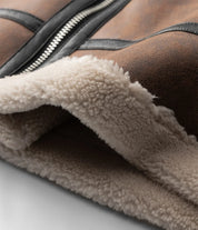 Lamb Wool Leather Jacket For Men Warm Winter Outerwear - OKOHOKO™ FASHION