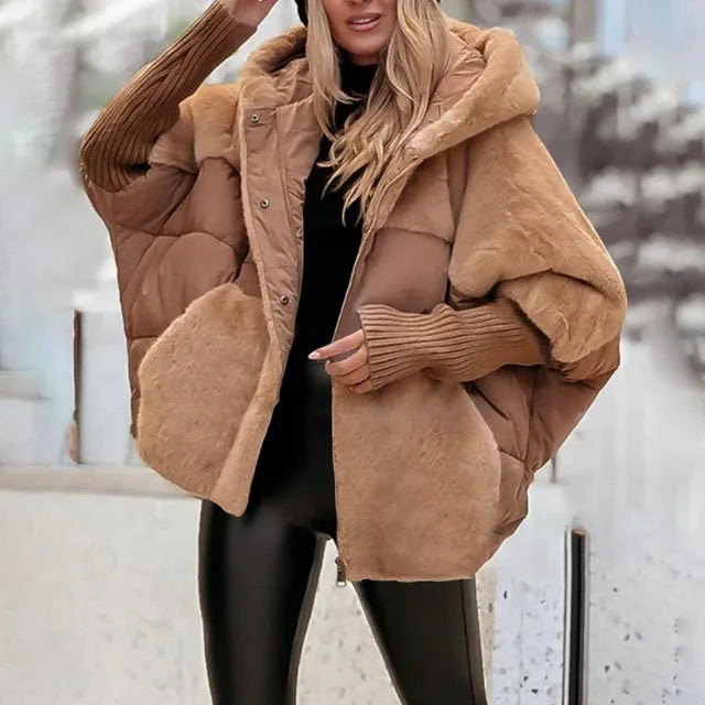 Women Hooded Down Jacket Winter Coat Puffer Warmth - OKOHOKO™ FASHION