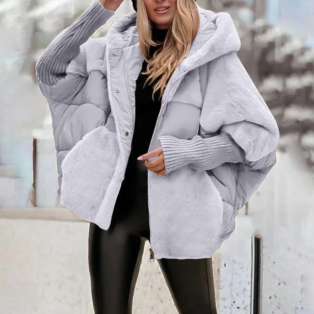 Women Hooded Down Jacket Winter Coat Puffer Warmth - OKOHOKO™ FASHION