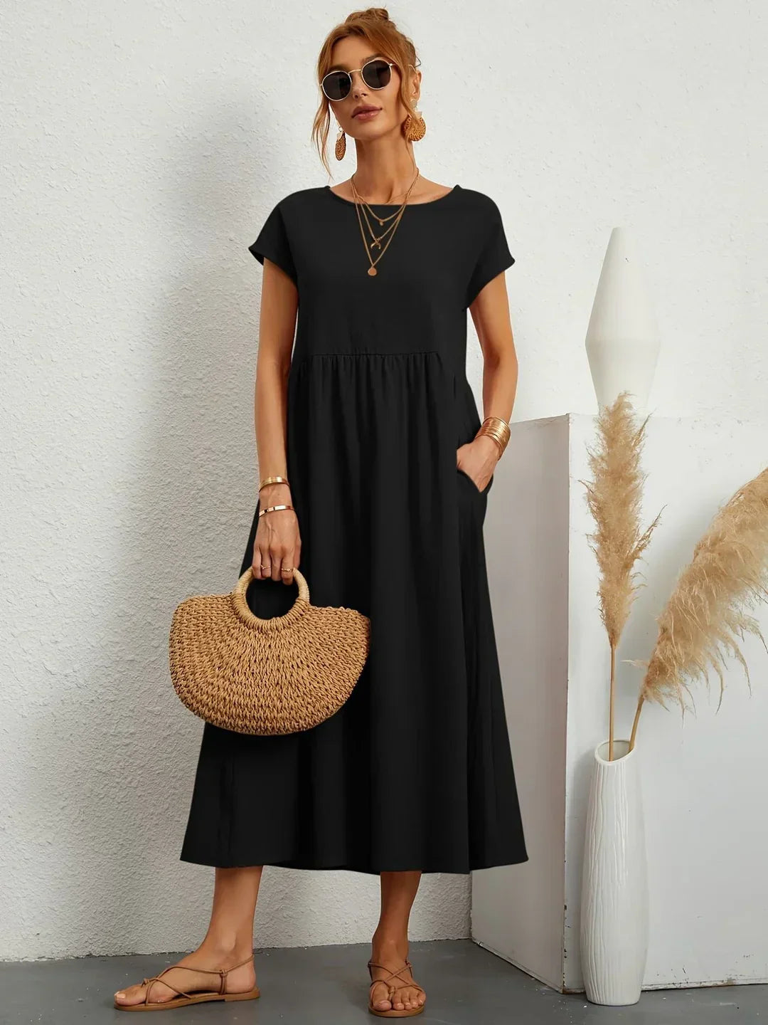 Elegant Women Everyday Dress For All Day Comfort Style - OKOHOKO™ FASHION