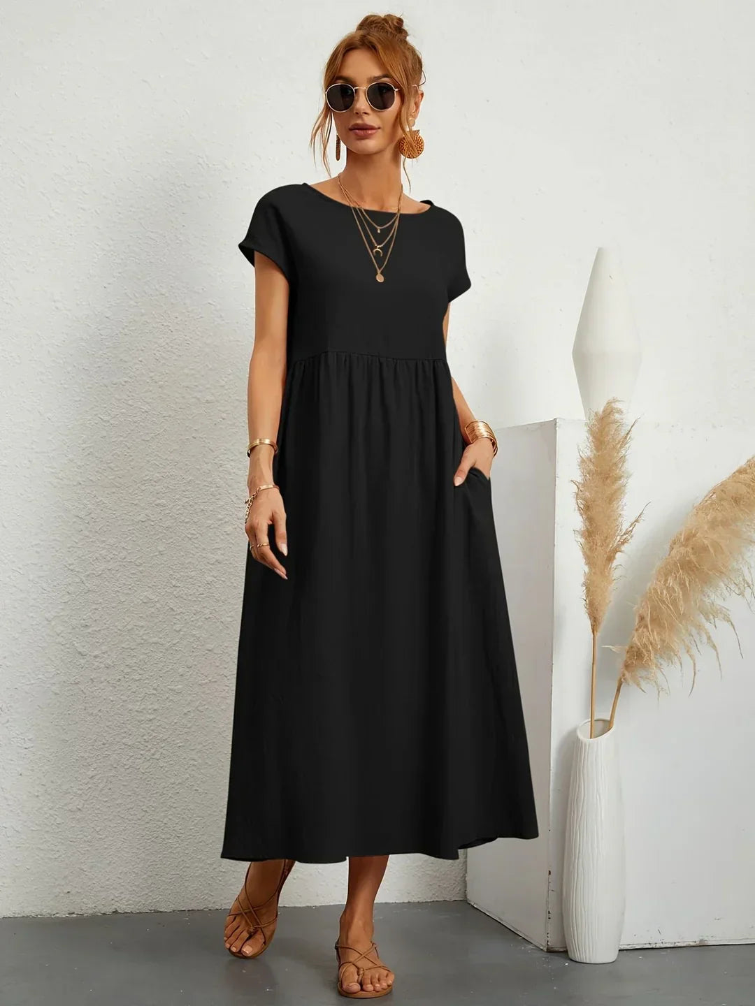 Elegant Women Everyday Dress For All Day Comfort Style - OKOHOKO™ FASHION