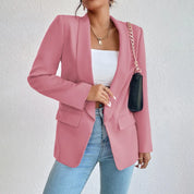 Womens Classic Tailored Blazer for Work and Everyday - OKOHOKO™ FASHION