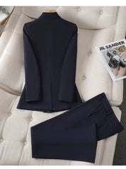 Women's Tailored Blazer Pantsuit Set For Professionals - OKOHOKO™ FASHION