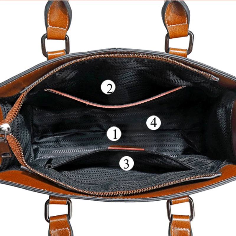 Elegant Genuine Leather Women's Tote Bag - OKOHOKO™ FASHION