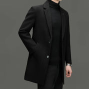 Wool Overcoat For Winter Warmth Classic Coat For Men Women Men Jacket