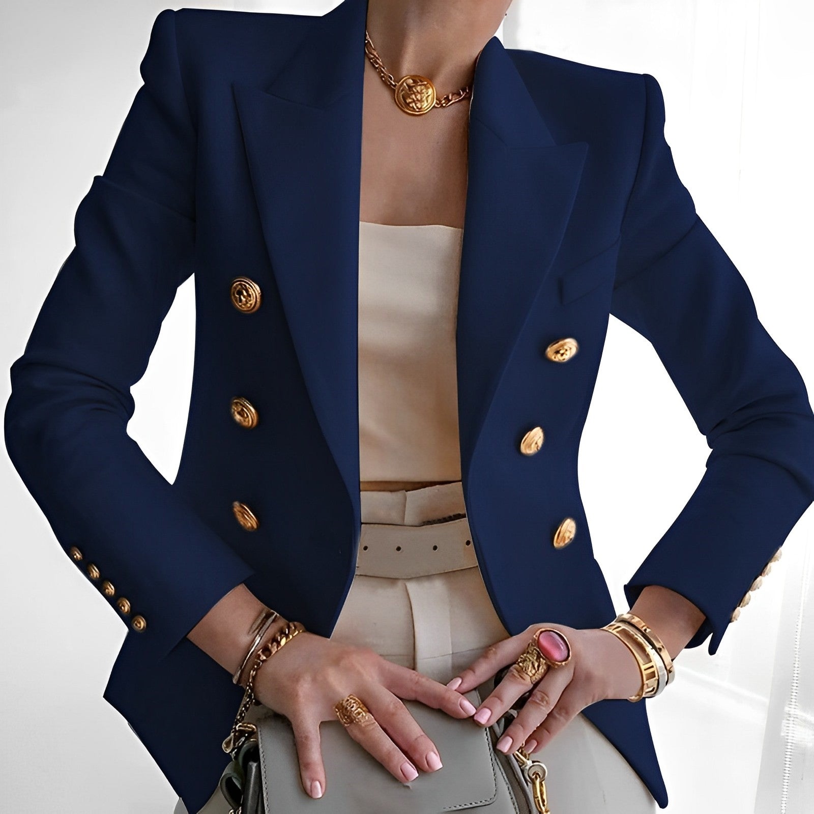 Women Tailored Blazer for Office Professional Wardrobe - OKOHOKO™ FASHION
