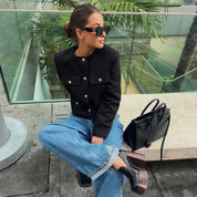 Refined Elegance Tailored Jacket For Women Office Ready - OKOHOKO™ FASHION