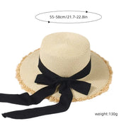 Wide Brim Straw Hat For Women Sun Protection Beach Summer Hats