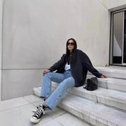 Thermal O Neck Jacket for Women With Pockets Warm Coat - OKOHOKO™ FASHION