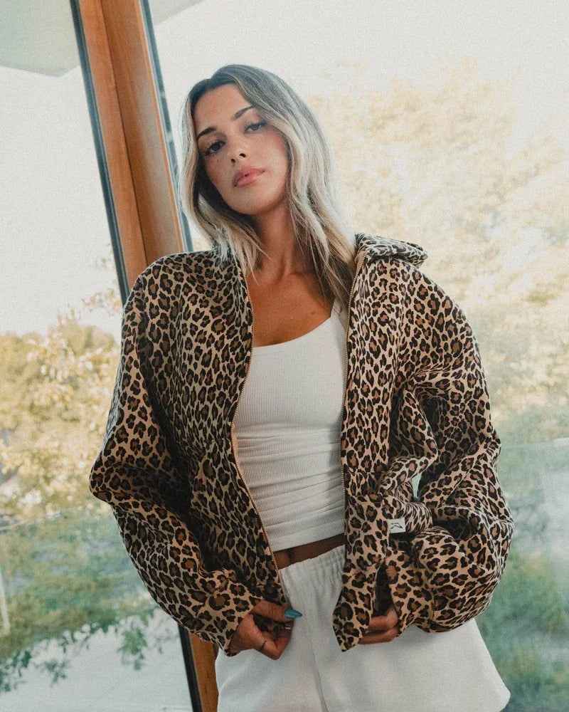 Leopard Print Unisex Hoodie Cozy Streetwear For Men Women - OKOHOKO™ FASHION