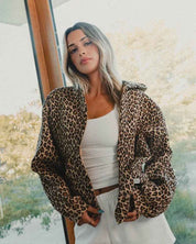 Leopard Print Unisex Hoodie Cozy Streetwear For Men Women - OKOHOKO™ FASHION