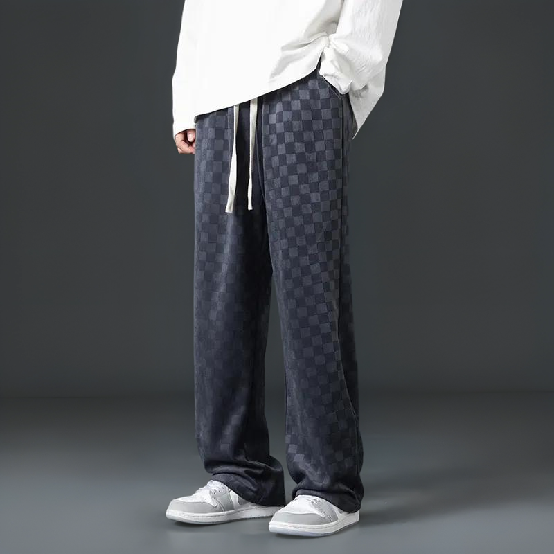 Cozy Corduroy Sweatpants Loose Fit Loungewear For Women Men Pants