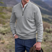 Mens Half Zip Knit Sweater For Everyday Comfort Casual - OKOHOKO™ FASHION