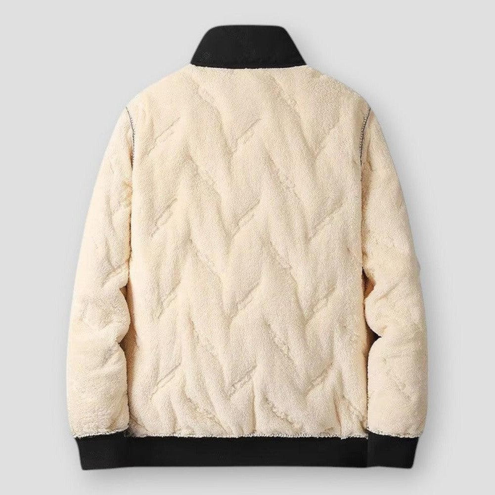 Lambswool Jacket For Men Warm Winter Lightweight Outerwear - OKOHOKO™ FASHION