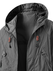 Waterproof Hooded Walking Jacket Lightweight All Weather Jacket & Coats