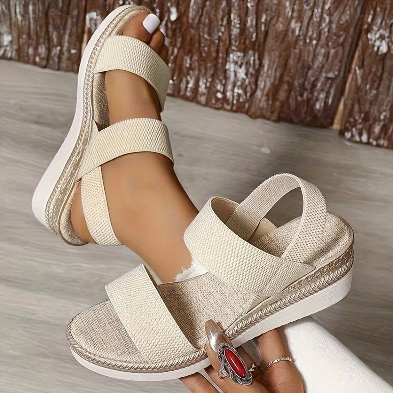 Wedge Heel Sandals For Women All Day Comfort Summer Footwear - OKOHOKO™ FASHION