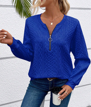 Cozy Women Zip Up Sweater For Everyday Casual Wear - OKOHOKO™ FASHION