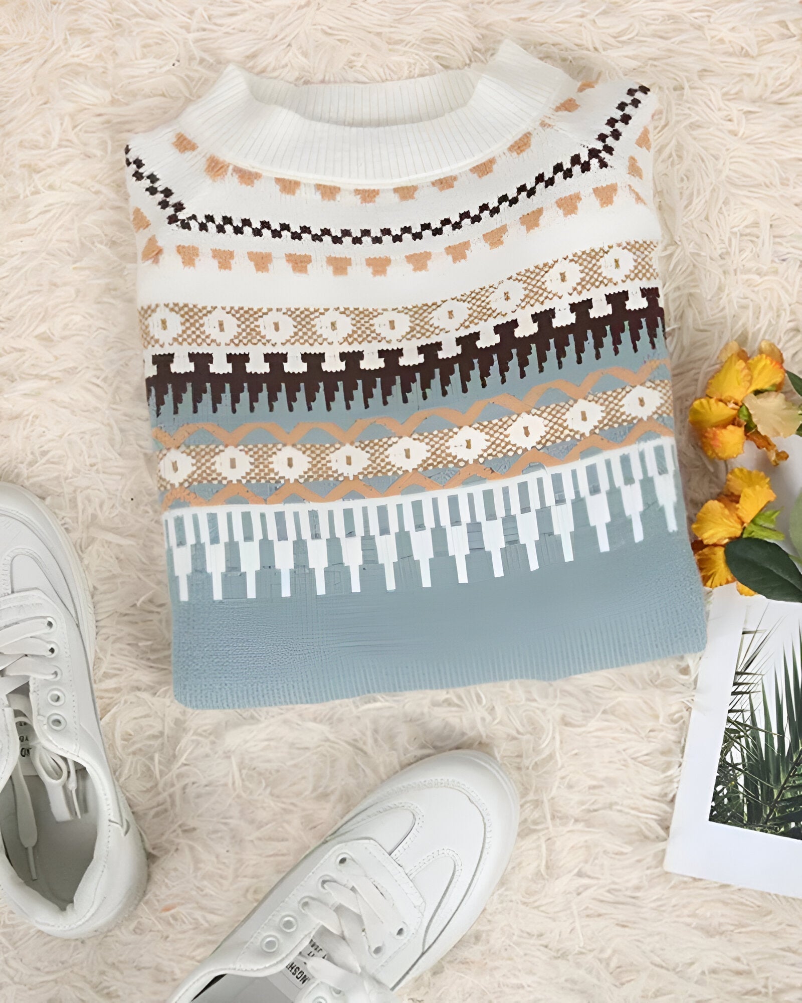 Cozy Winter Sweater For Women Warm Cotton Jumper Soft - OKOHOKO™ FASHION