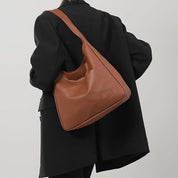 Vegan Leather Hobo Bag With Spacious Interior For Everyday - OKOHOKO™ FASHION